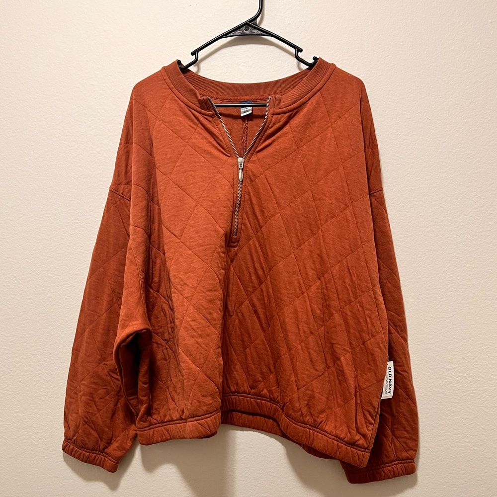 Crewneck Quilted Sweatshirt